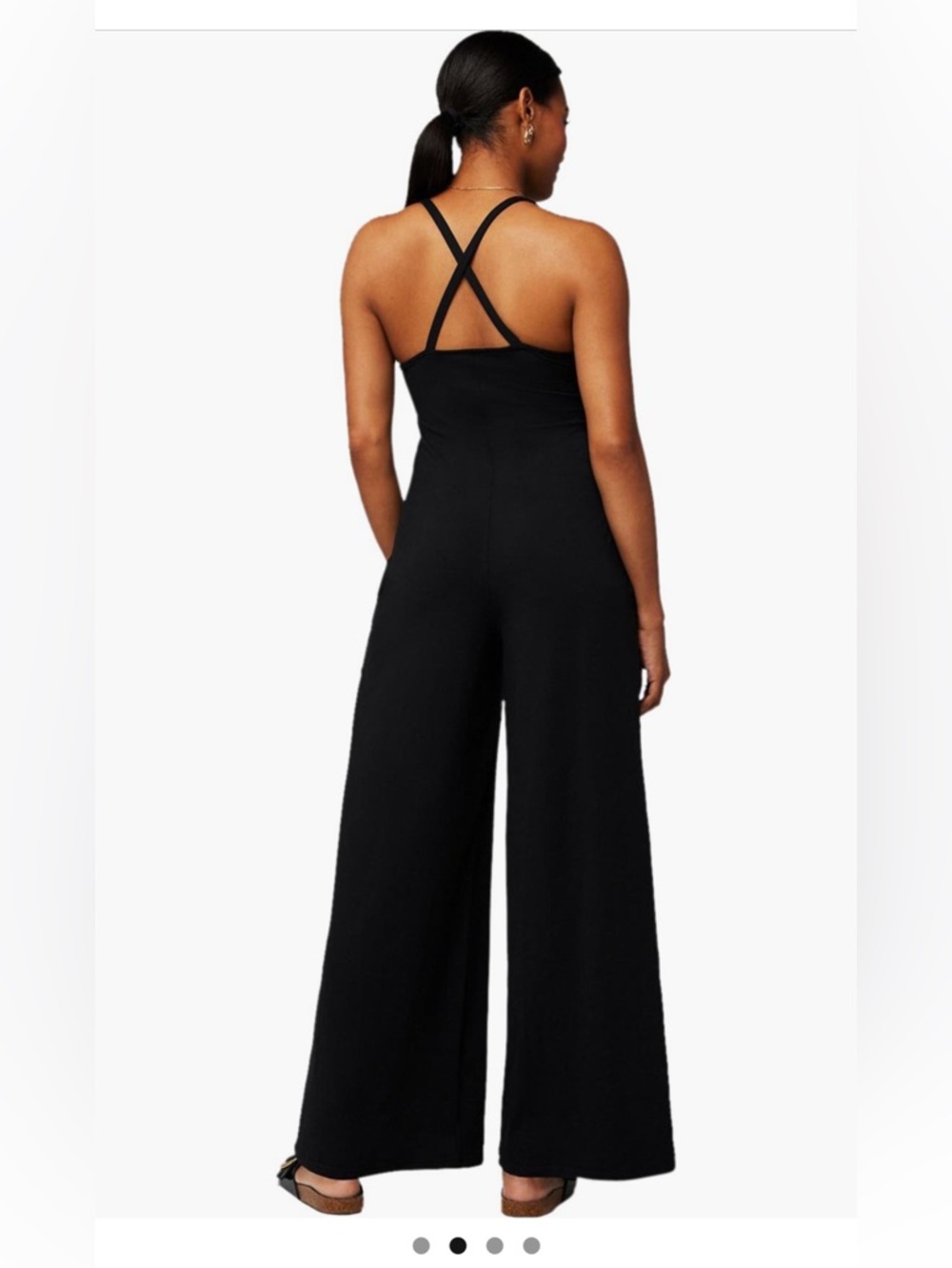 Fabletics Black Wide-Leg Jumpsuit - Picture 2 of 5